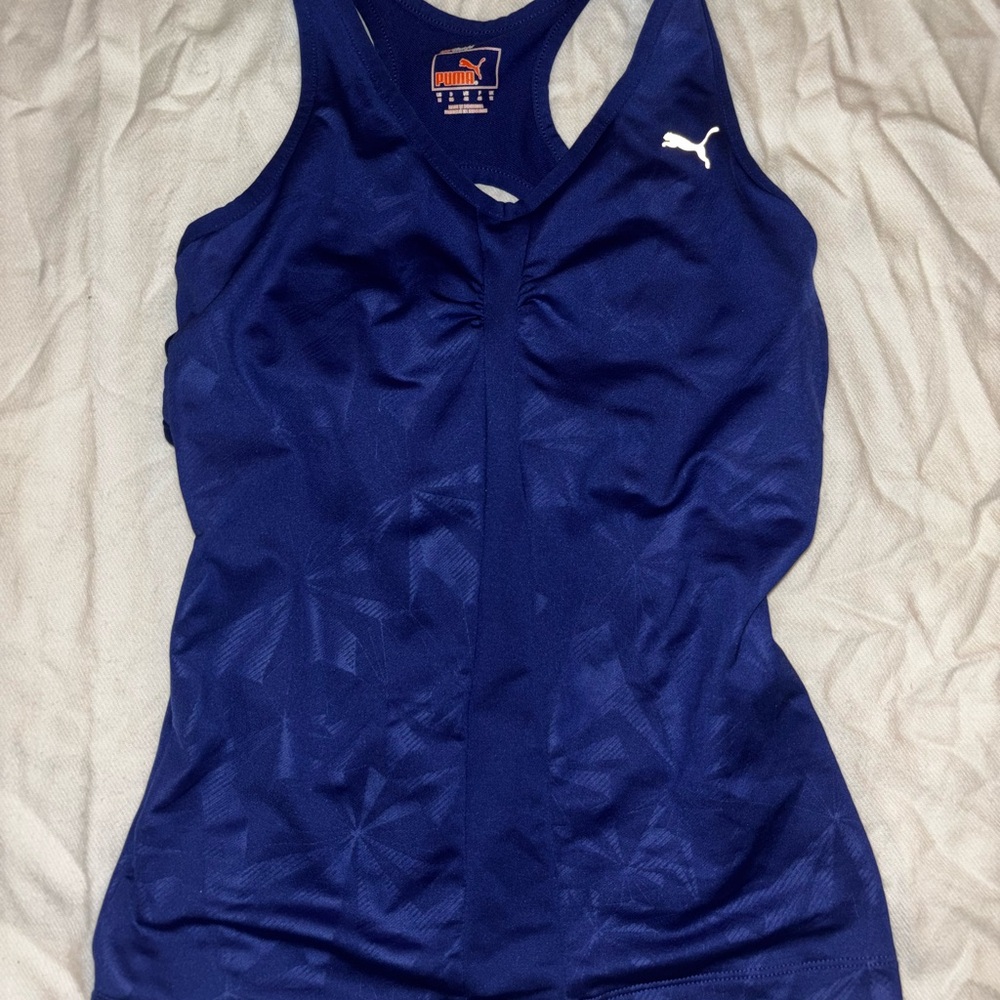 Puma Women's Deep Blue Tank Top